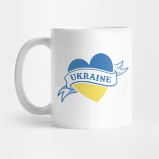 Ukraine Heart Mug